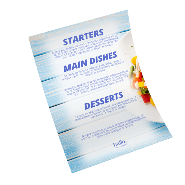 Unfolded Menus