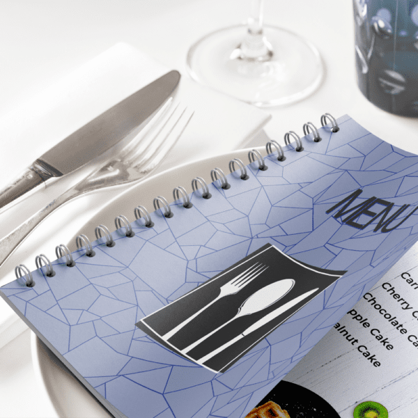 Spiral-bound Menus